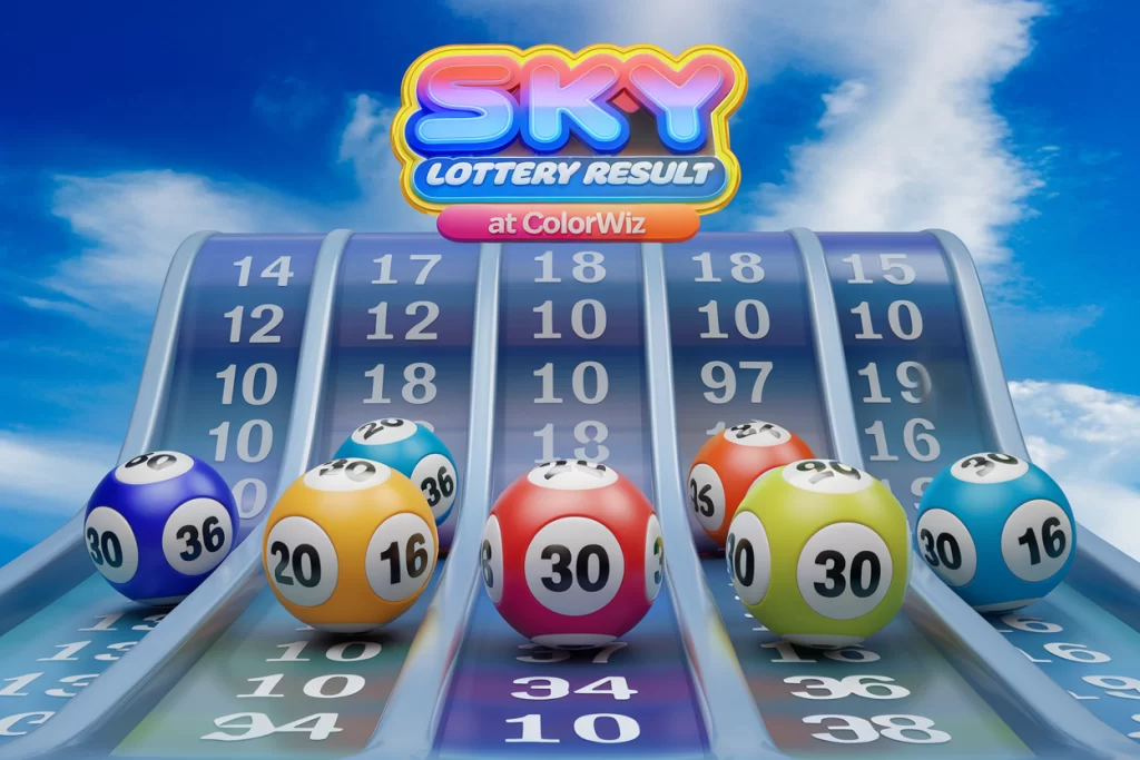 sky lottery result